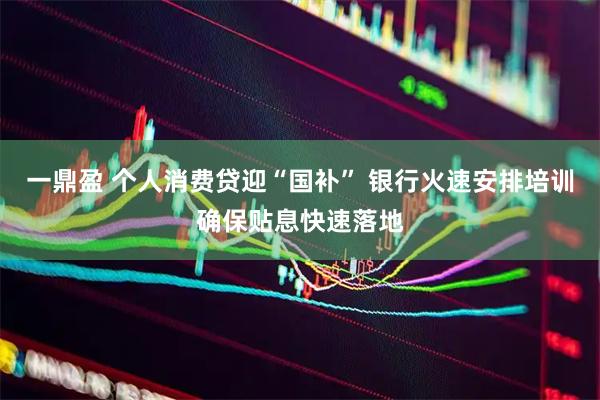 一鼎盈 个人消费贷迎“国补” 银行火速安排培训确保贴息快速落地