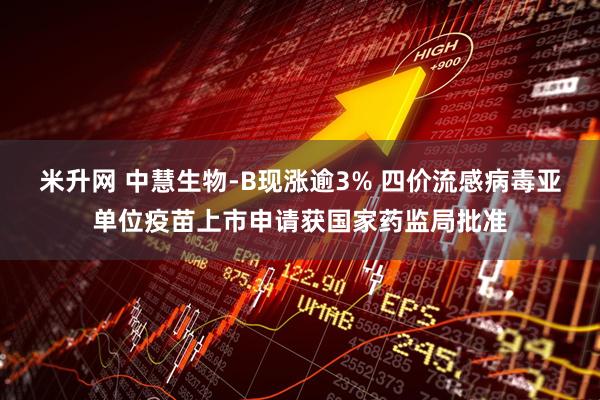 米升网 中慧生物-B现涨逾3% 四价流感病毒亚单位疫苗上市申请获国家药监局批准
