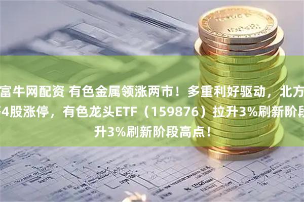 富牛网配资 有色金属领涨两市！多重利好驱动，北方铜业等4股涨停，有色龙头ETF（159876）拉升3%刷新阶段高点！