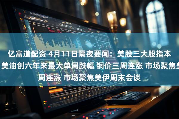 亿富道配资 4月11日隔夜要闻：美股三大股指本周均涨超3% 美油创六年来最大单周跌幅 铜价三周连涨 市场聚焦美伊周末会谈